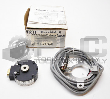 NEW TRI TRONICS PHOTOCRAFT HS25C-P64AJ/8-30 ENCODER W/ CABLE 