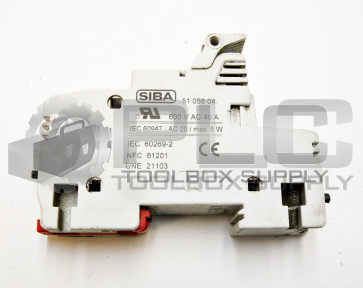 SIBA 51-058-04 FUSE HOLDER 690V 40AMP 6W 600VAC