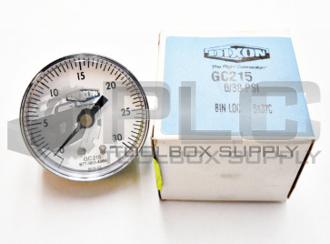 NEW DIXON GC215 PRESSURE GAUGE 