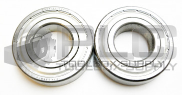 LOT OF 2 SKF 6206 2ZJEM BALL BEARING SINGLE ROW DEEP GROOVE