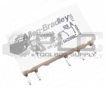 NEW ALLEN BRADLEY 700-TBR24 RELAY BLOCK STYLE 60VDC 6A/250VAC 700TBR24
