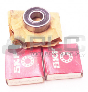 LOT OF 3 NEW SKF 6203 2RSJEM BALL BEARING ROUND BORE 17MMX40MMX12MM 