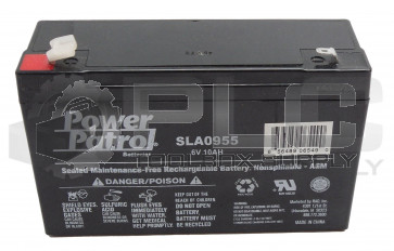 NEW POWER PATROL SLA0955 BATTERY NON-SPILLABLE 6V 10AH