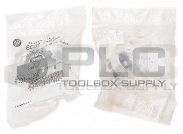 LOT OF 2 NEW ALLEN BRADLEY 800T-N230F SELECTOR KNOB ACTUATOR SWITCH