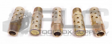 LOT OF 5 NEW ALLIED WITAN CO. GENUINE ALWITCO 1/2" AIR SILENCER/MUFFLER