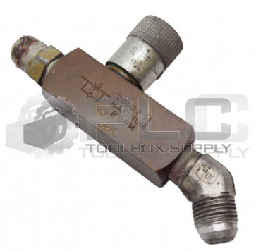 PARKER F600B FLOW CONTROL VALVE 2000 PSI W/2 SMC 3/8" MANIFOLD FITTINGS