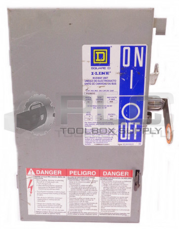 NEW SQUARE D PQ3603G I-LINE BUSWAY UNIT SWITCH *READ*