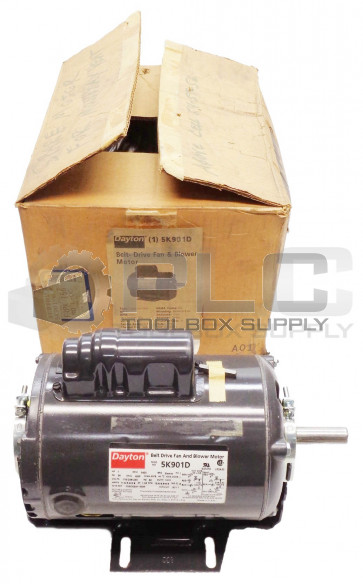 NEW DAYTON 5K901D BELT-DRIVE FAN & BLOWER MOTOR 3450RPM 1HP FR:56 C55CXBAF-4484 