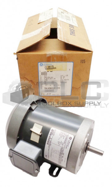 NEW GE 5K49KN4124 A-C MOTOR 1725RPM ¾HP FR:56C 208-230/460V 60HZ 3PH K258