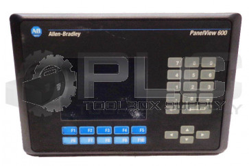ALLEN BRADLEY 2711-B6C2 /B PANELVIEW 600 100-240VAC 50/60HZ 75VA 0.6-0.35A*READ*