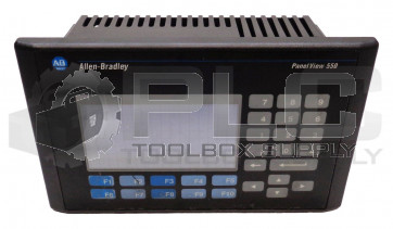 ALLEN BRADLEY 2711-B5A2 SER H PANELVIEW 550 *READ*