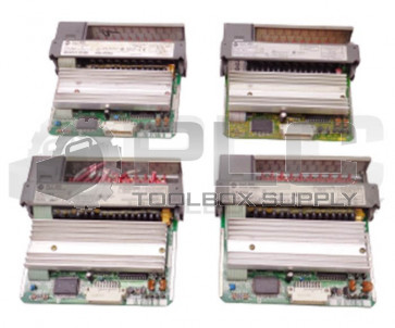 LOT OF 4 ALLEN BRADLEY 1746-OA16 SERIES C OUTPUT MODULE 1746-0A16