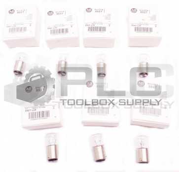 LOT OF 7 NEW ALLEN-BRADLEY 855T-L24 /A LAMP 855TL24 SER.A 