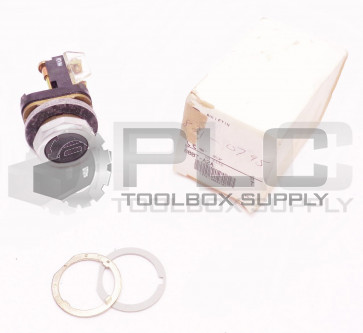 NEW ALLEN BRADLEY 800T-A2A/ T PUSH BUTTON W/ 800T-XA/ D CONTACT BLOCK BLACK 