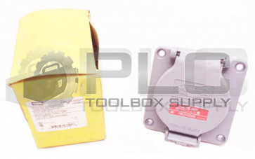 NEW HUBBELL HBL2430SW TWIST-LOCK WATERTIGHT RECEPTACLE 20A 3P 4W