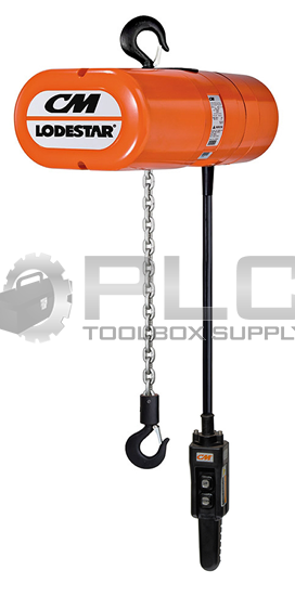 NEW CM LODESTAR ELECTRIC CHAIN HOIST MODEL F 1/2 TON 20 FT LIFT 16 FPM 3110/2788