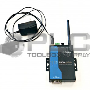 MOXA NPORT W2150A WIRELESS SERIAL DEVICE SERVER W/ ANTENNA