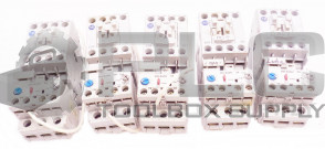 LOT OF 5 ALLEN BRADLEY 100-C09*10 /A STARTER W/ 193-EA1DB /B OVERLOAD 