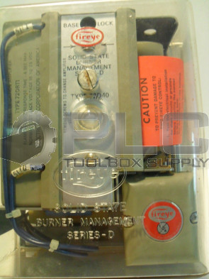 FIREYE PRIMARY SAFETY CONTROL 70D40 WITH RECTIFICATION AMPLIFIER 72DRT1