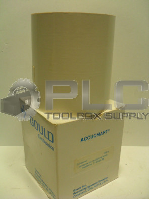 NEW GOULD ACCUCHART 11-2923-38 2 CHANNEL PRESSURE INK RECORDING BLANK