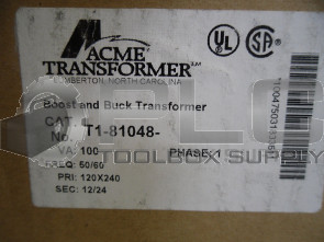 NEW ACME T1-81048 TRANSFORMER PHASE 1