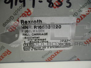 NEW REXROTH BOSCH R165331220 RUNNER BLOCK BALL BEARING