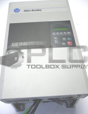 ALLEN BRADLEY 1336F-B025-AN-EN-GM1-HCS1-LA2-L6E 1336PLUSII SENSORLESS VECTOR
