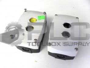 2 NEW ALLEN BRADLEY 800F 2 HOLE ENCLOSURE 800F-2PM