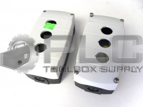 2 NEW ALLEN BRADLEY 800F 3 HOLE ENCLOSURE 800F-3PM