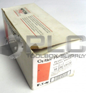 NEW CUTLER HAMMER CH120 CIRCUIT BREAKER 20 AMP SINGLE POLE 120/240 V QTY 10