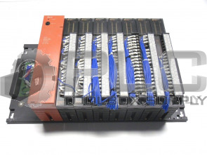 MITSUBISHI A61P PROGRAMMABLE CONTROLLER, (7) AY51 AND RACK