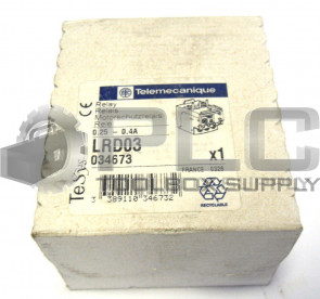 NEW TELEMECANIQUE LRD03 RELAY