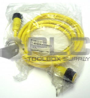 NEW BRAD CONNECTIVITY 114030K03M020 MINI-CHANGE ASSEMBLIES 4P MALE/FEMALE