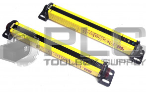 SET OF STI FLEXSAFE B FS4300B-2 SERIES LIGHT CURTAINS FS4308B-2R-1, FS4308B-2X-1