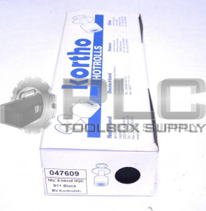 NEW KORTHO HOTROLLS INKROLL HQC PIGMENT ROLLS 047609 S11 BLACK LOT OF 6