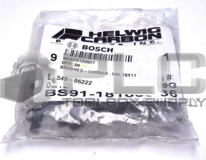 LOT OF 50 BOSCH HELWIG CARBON BRUSHES .18X.18X11 549-06222 91-181868-032-6-01