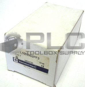 NEW TELEMECANIQUE L100WS2PF3 LIMIT SWITCH 600V 10AMP TYPE L +OPTIONS