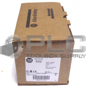NEW ALLEN BRADLEY 592-COV4 SERIES B NEMA EUTECTIC ALLOY OVERLOAD RELAY