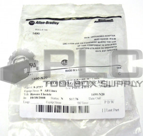 NEW ALLEN BRADLEY 1490-N20 SERIES C GROUNDING ADAPTER