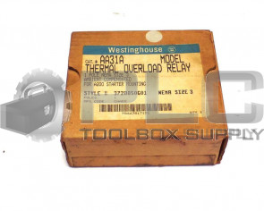 NEW WESTINGHOUSE OVERLOAD RELAY AA31A 1 POLE SIZE 3