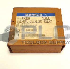 NEW WESTINGHOUSE OVERLOAD RELAY AN31A 1 POLE SIZE 3
