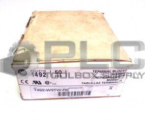 NEW ALLEN BRADLEY TERMINAL BLOCKS 1492-W3TW-RE (50PCS)
