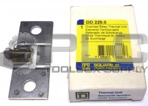 NEW SQUARE D DD 220.0 DD220 OVERLOAD RELAY THERMAL UNIT