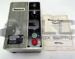 NEW BOSTON GEAR DRIVE RATIOTROL MOTOR CONTROLLER VEL75