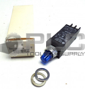 NEW ALLEN BRADLEY PILOT 800T-PSDT16B SER. T NEW 800TPSDT16B BLUE CAP