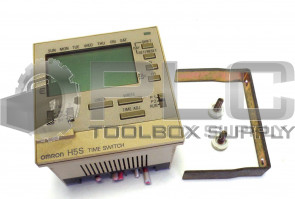 OMRON H5S-B TIME SWITCH WITH MOUNTING BRACKET & SCREWS H5S