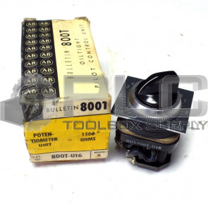 NEW ALLEN BRADLEY POTENTIOMETER UNIT 1500OHMS 800T-U16 SERIES A