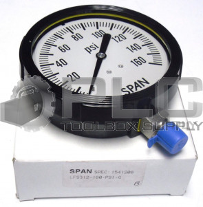 NEW SPAN LFS312-160-PSI-G 0-3000 PSI 1/4" 1541208