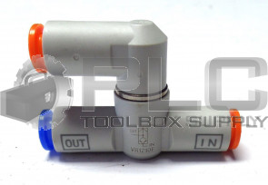 NEW SMC VR1210F-07 SHUTTLE VALVE WITH ONE TOUCH FIT