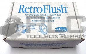 NEW RETRO FLUSH SENSOR OPERATED DUAL FLUSH ZRK-U-1.5 1.5 GPF BATTERY POWERED